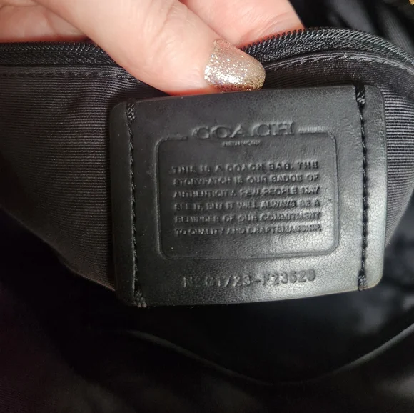 Coach Ava Chain Tote Signature Canvas in Brown/Black AUTHENTIC - Picture 6 of 9